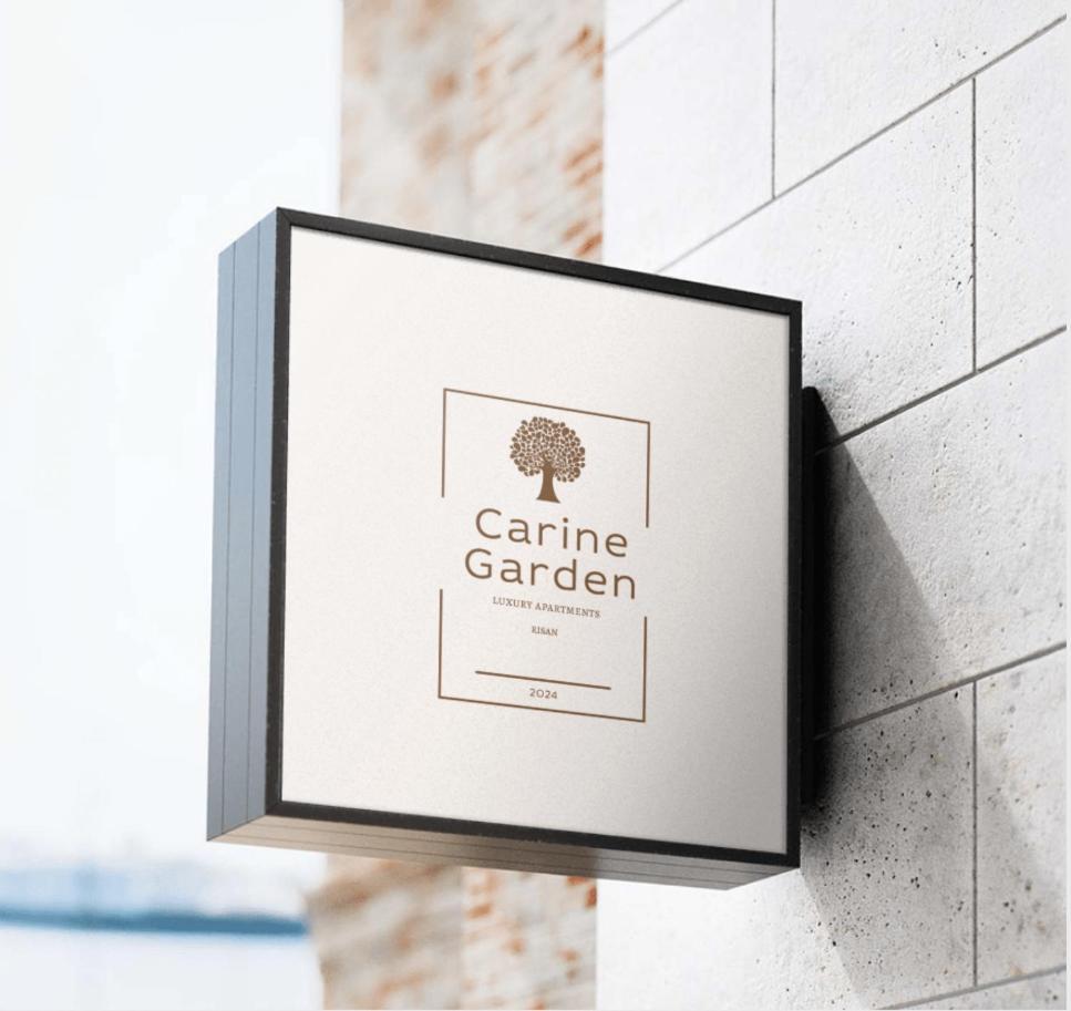 Carine Garden Apartment Risan Bagian luar foto